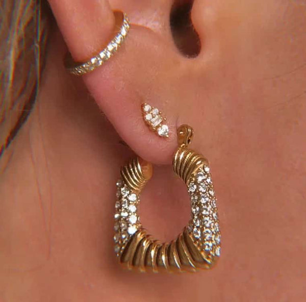 Rio Hoops Earrings Stainless Steel
