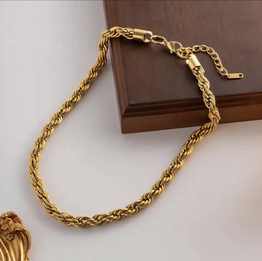 Rope Chain Bracelet Stainless Steel